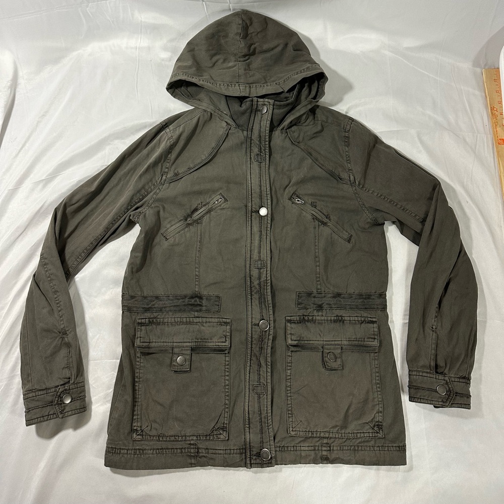 Carbon2Cobalt Effortlessly Cool Jacket Small 311038 Gray Utility Jacket Military